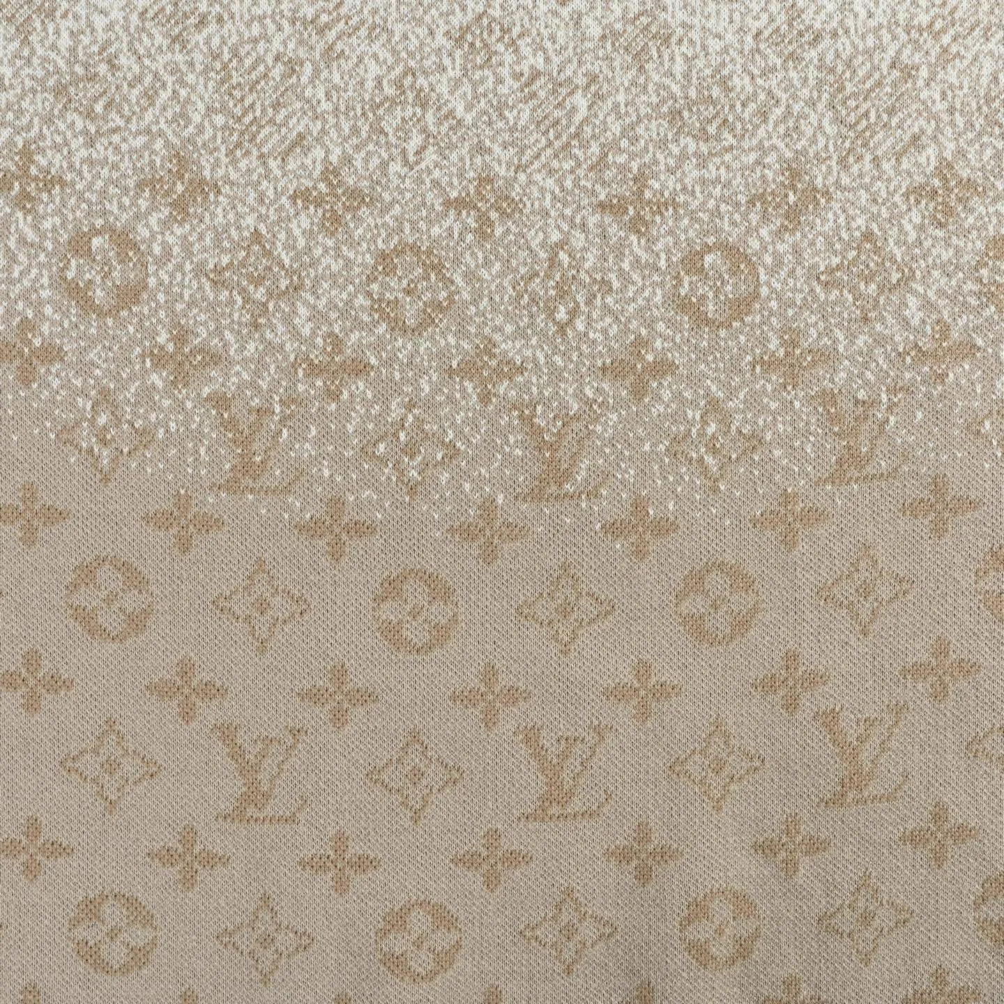 Louis Vuitton/Louis Vuitton 25Fw old flower jacquard gradient round neck sweatshirt